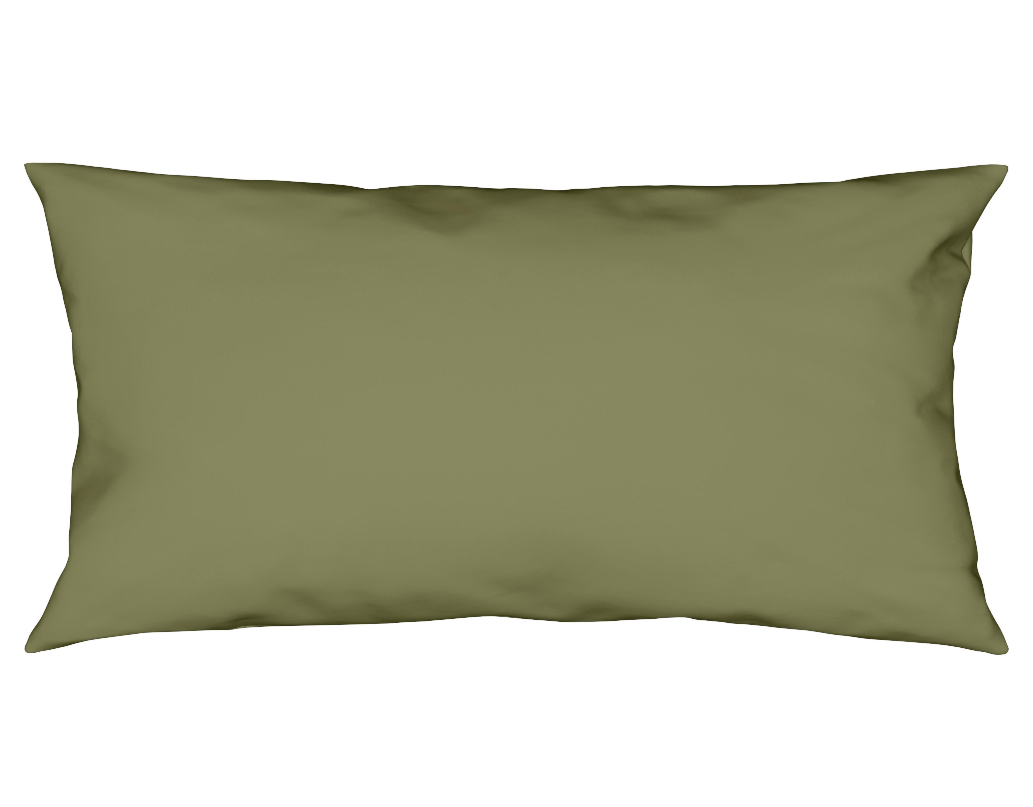 Kissenhülle Vicky 40x80 Cm Jersey Grün + Reißverschluss