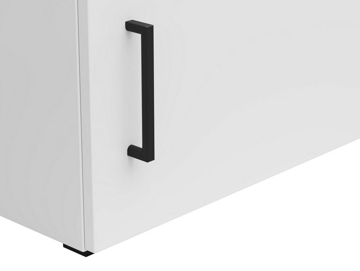 Nadstavec na skriňu MULTISTAURAUM š: 45 cm - čierna/biela, Modern, kompozitné drevo/plast (45/35/40cm)
