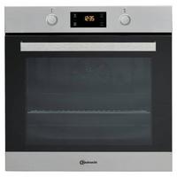 Einbau-backofen Bak3 B: 59,5 Cm Schwarz/edelstahl - Edelstahlfarben/Schwarz, Basics, Glas/Metall (59,5/59,5/57cm) - Bauknecht