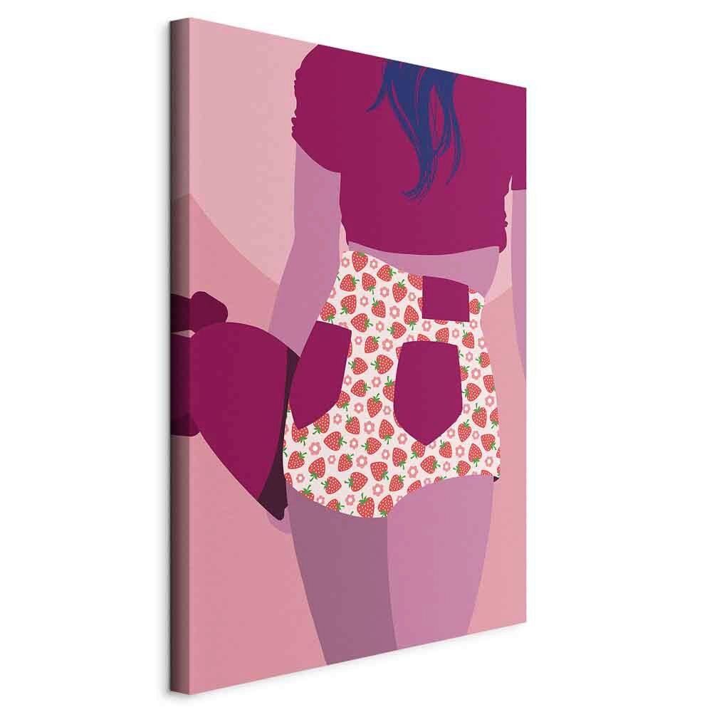 Leinwandbild Pink Magenta B: 80 cm