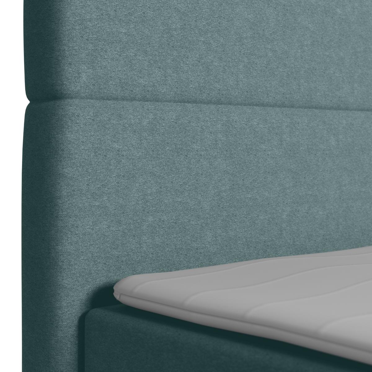 Boxspringbett mit Bettkasten Verona 180x200 cm Blau - Blau/Schwarz, MODERN, Holz/Kunststoff (180/200cm) - MID.YOU