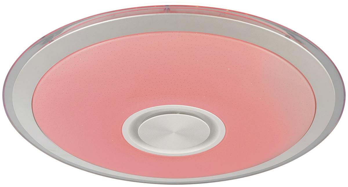 Led Mennyezeti Lámpa Karin - króm/fehér, Modern, műanyag/fém (40cm) - Luca Bessoni