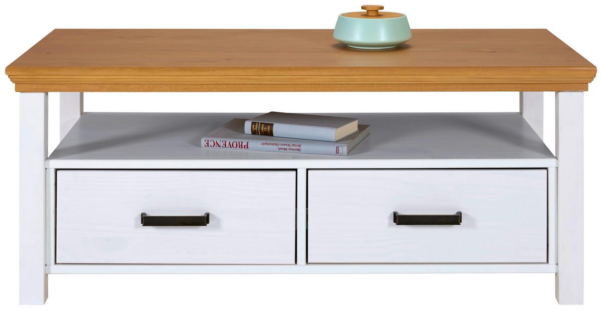 Couchtisch Maluno - Weiß, MODERN, Holz (120/60/49cm) - Livetastic