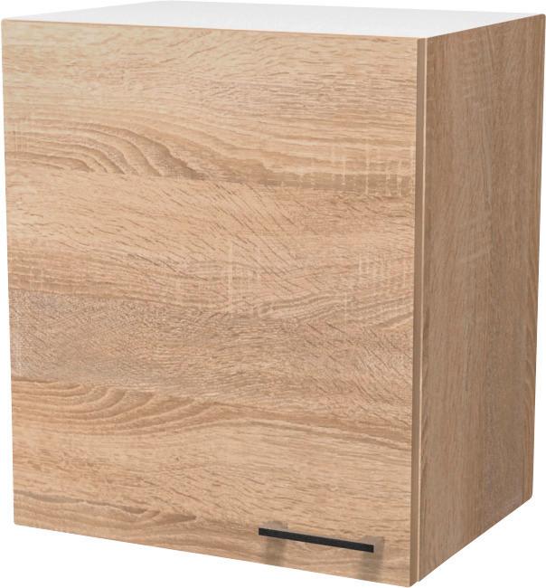 Kuchyňská Horní Skříňka Samoa H 50 - bílá/barvy dubu, Konvenční, kompozitní dřevo/plast (50/54/32cm)