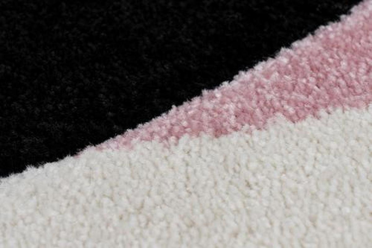 Kinderteppich Pinguin Rosa Gidya 80x150 cm - Rosa, Trend, Kunststoff (80/150cm)