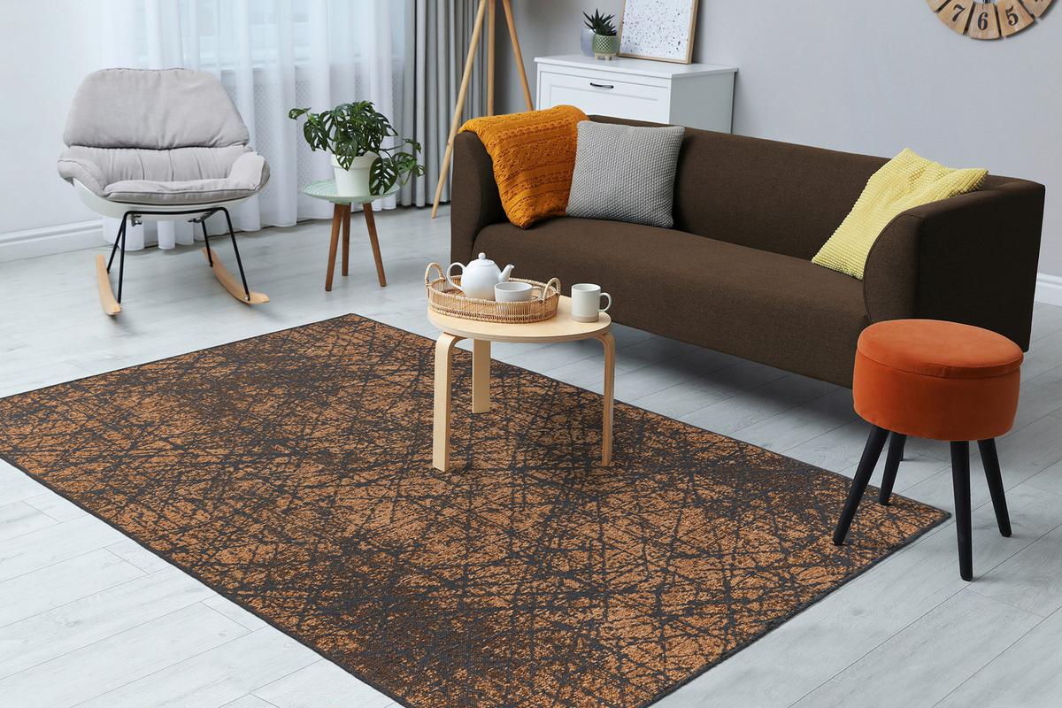 Teppich Kalevi 200 80x150 cm Kalevi 200 - Gelb, KONVENTIONELL, Textil (80/150cm)
