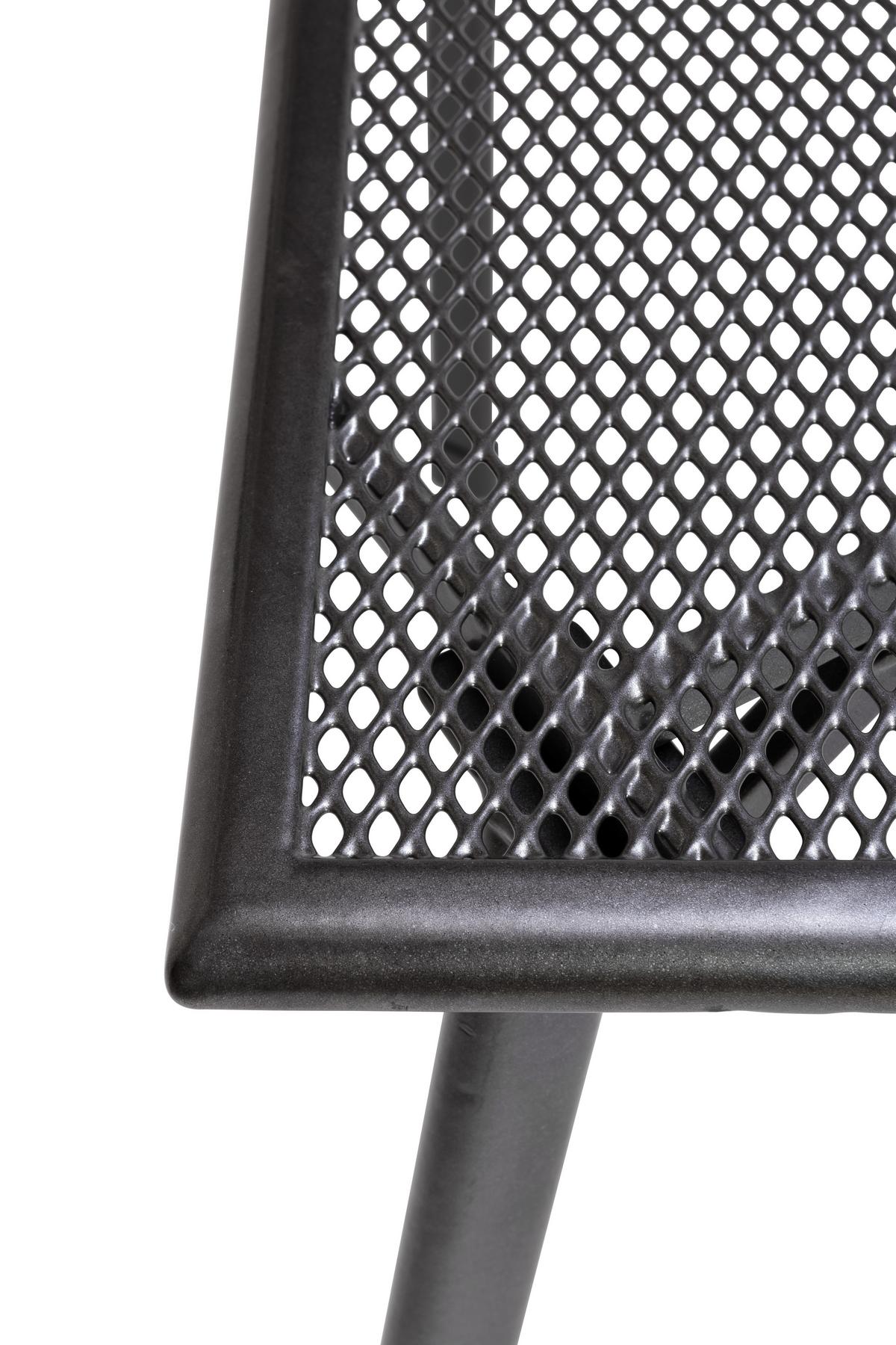 Gartentisch höhenverstellbar Toulouse, Stahl L 140 cm - Anthrazit/Schwarz, MODERN, Kunststoff/Metall (140/74/90cm) - Luca Bessoni