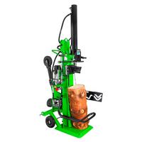 Holzspalter Zi-Hs22ez 5100 Watt inkl. Transporträder - Grün, Basics, Metall (105/250/170cm) - Zipper