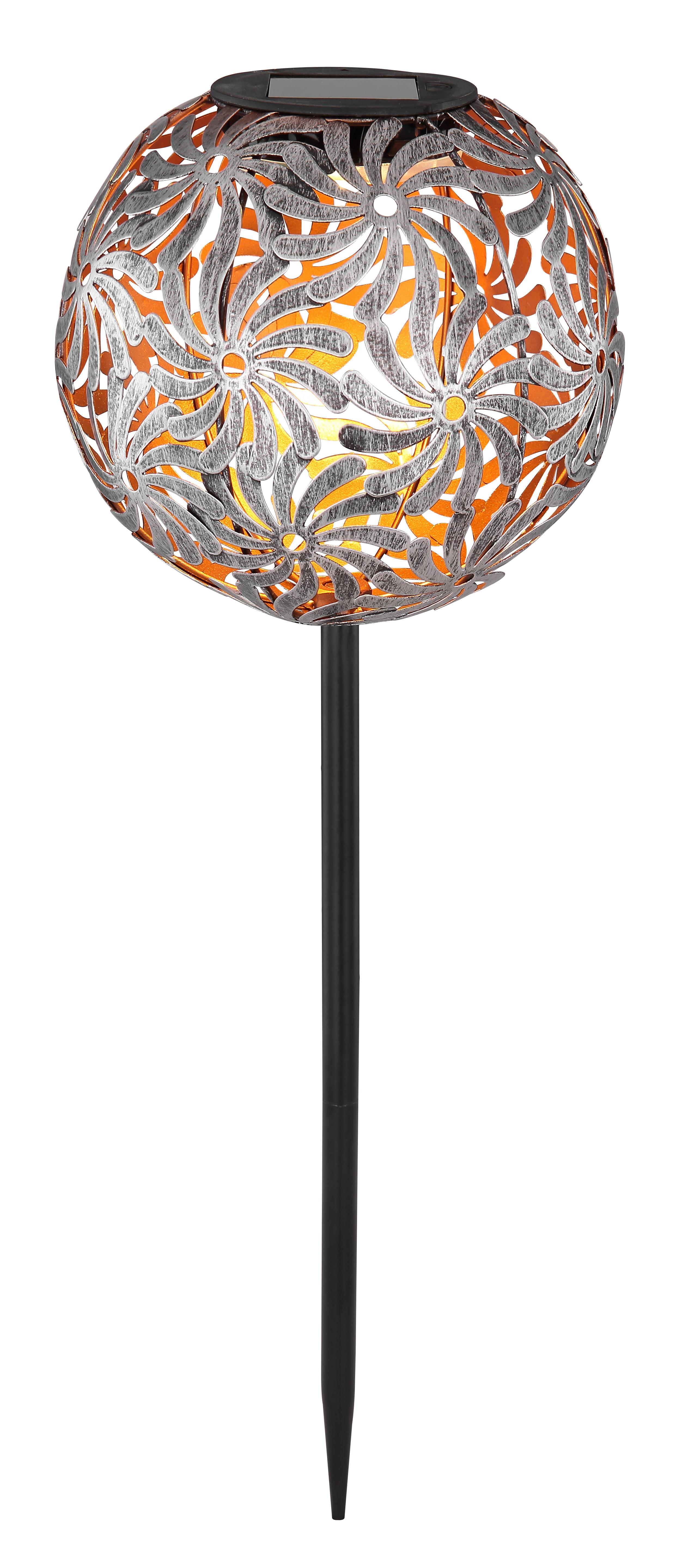 Solarleuchte Silber Solar 1xled Warmweiß H: 54 cm