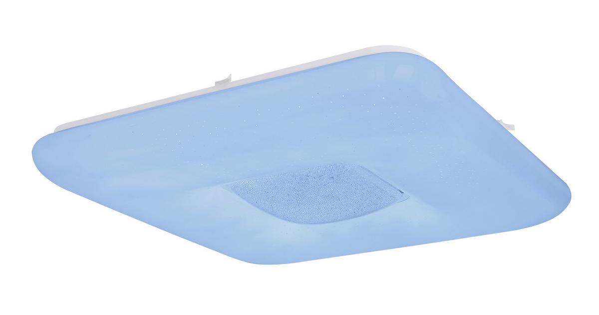 Led Deckenleuchte 50x50 Cm Mit Smart-Steuerung - Opal, Basics, Kunststoff/Metall (50/50/8cm) - Globo