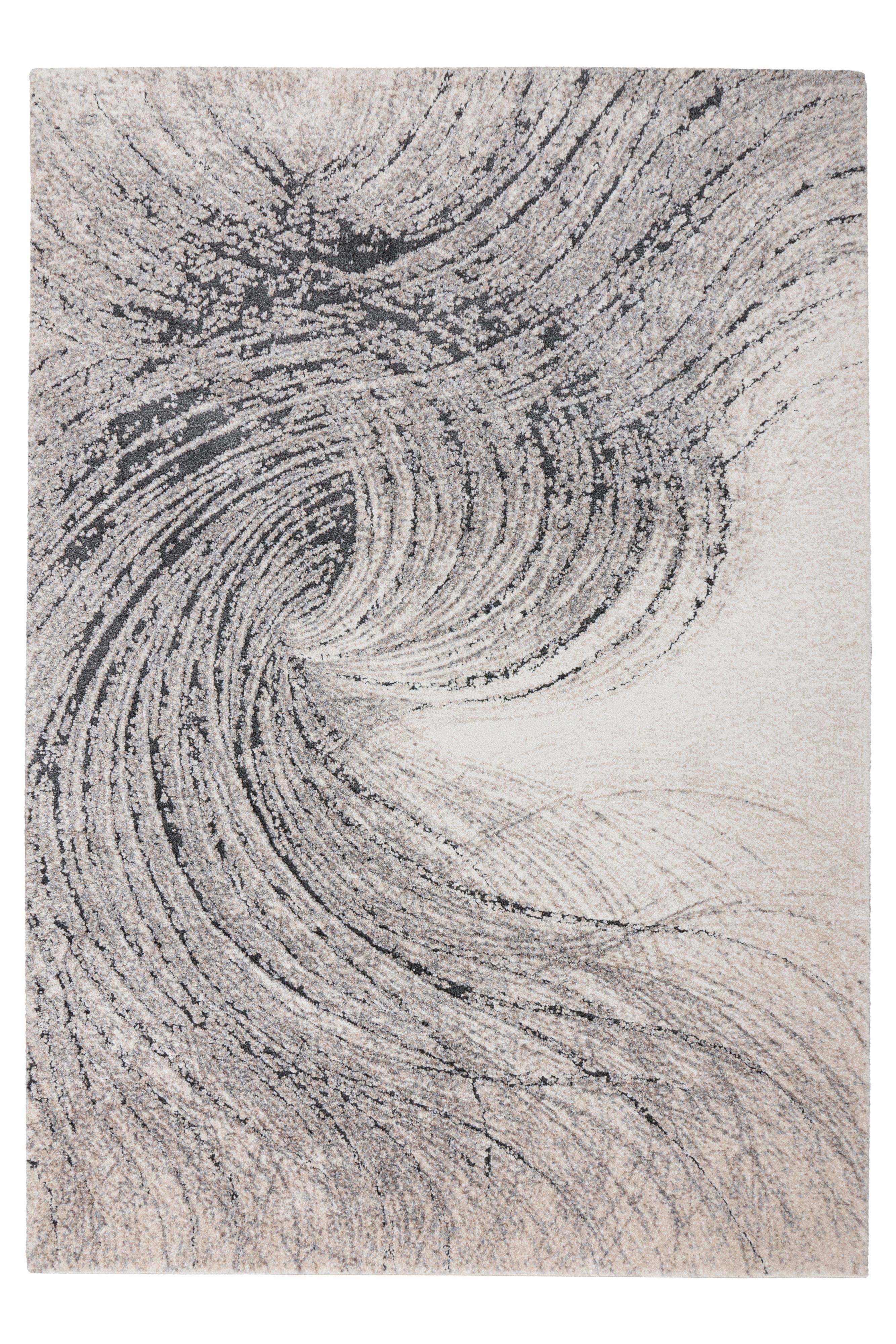 Webteppich My Bologna 462 Grey 160 X 230 - Grau, KONVENTIONELL, Kunststoff/Textil (160/230cm) - Obsession