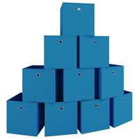 Faltbox Boxas Blau B: 27 cm - Blau, MODERN, Textil (27/28/27cm) - MID.YOU