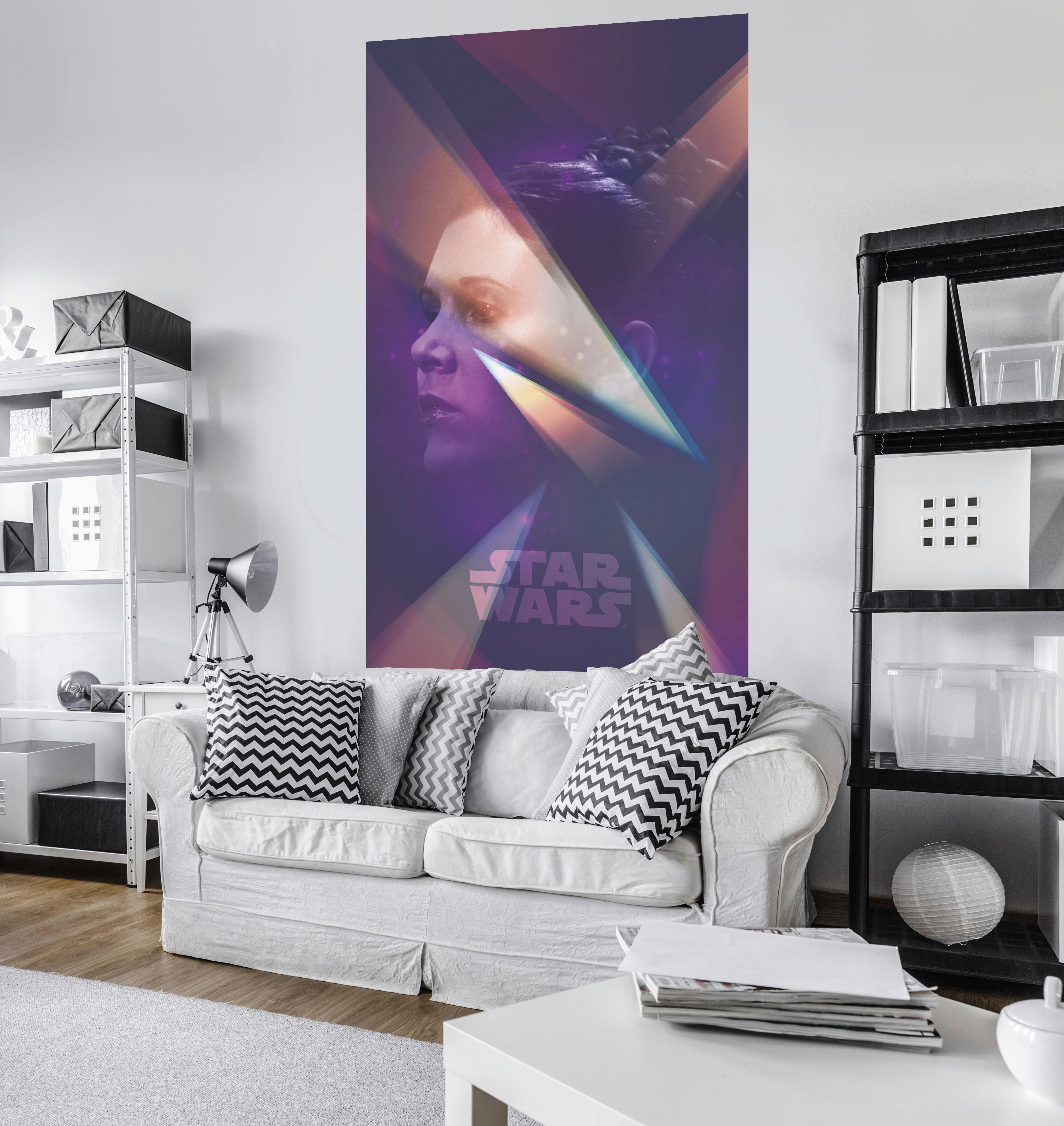 Vliestapete Star Wars Female Leia - Multicolor, Basics (120/200cm) - Komar