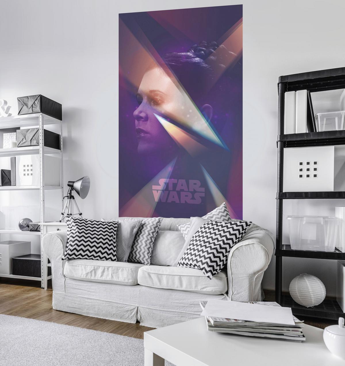 Vliestapete Star Wars Female Leia - Multicolor, Basics (120/200cm) - Komar