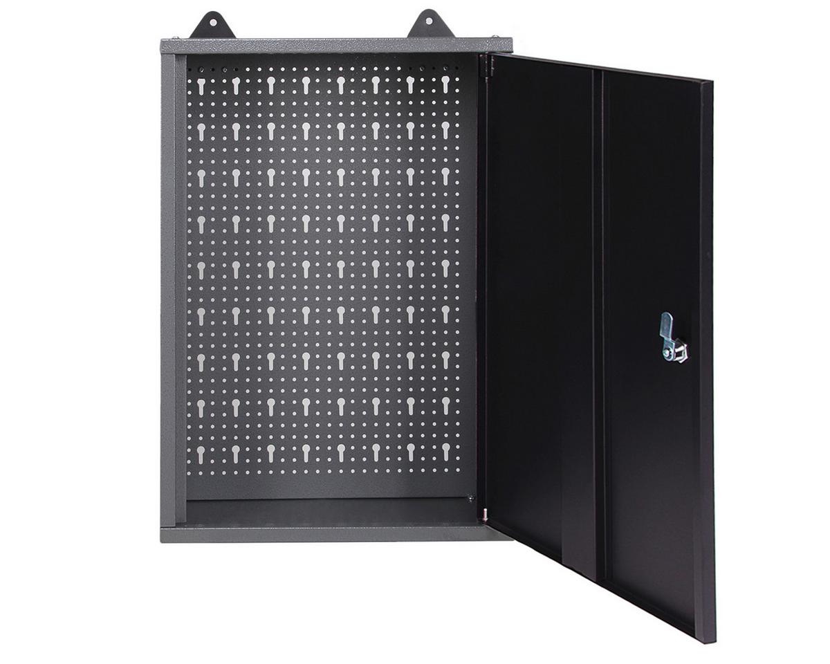 Werkzeugschrank Stahl Anthrazit/Grau B: 42 cm - Anthrazit/Grau, Basics, Metall (42/60/20cm)