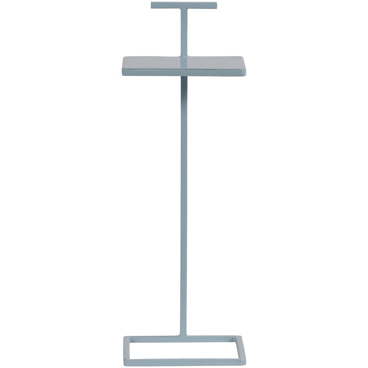 Beistelltisch Toste Hellblau B: 22 cm - Hellblau, Design, Metall (22/22/64cm) - Livetastic