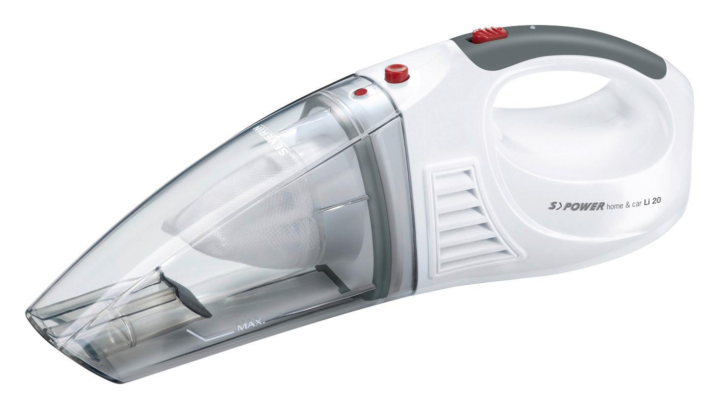 Akku-handstaubsauger Beutellos Mit Fugendüse - Weiß, KONVENTIONELL, Kunststoff (39/11/14cm) - Severin