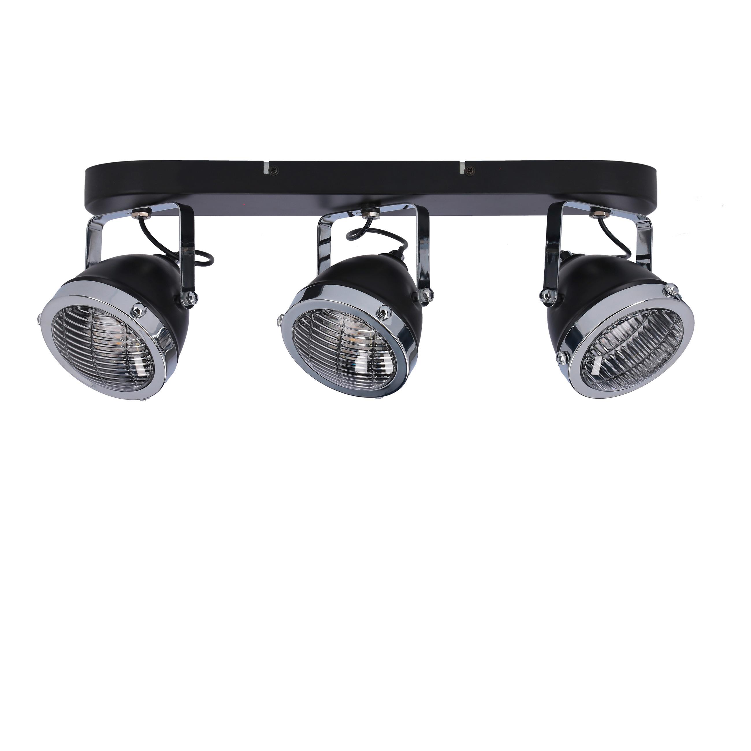 Strahler 93-13316 Crazy - Chromfarben/Transparent, KONVENTIONELL, Metall (41/11cm)