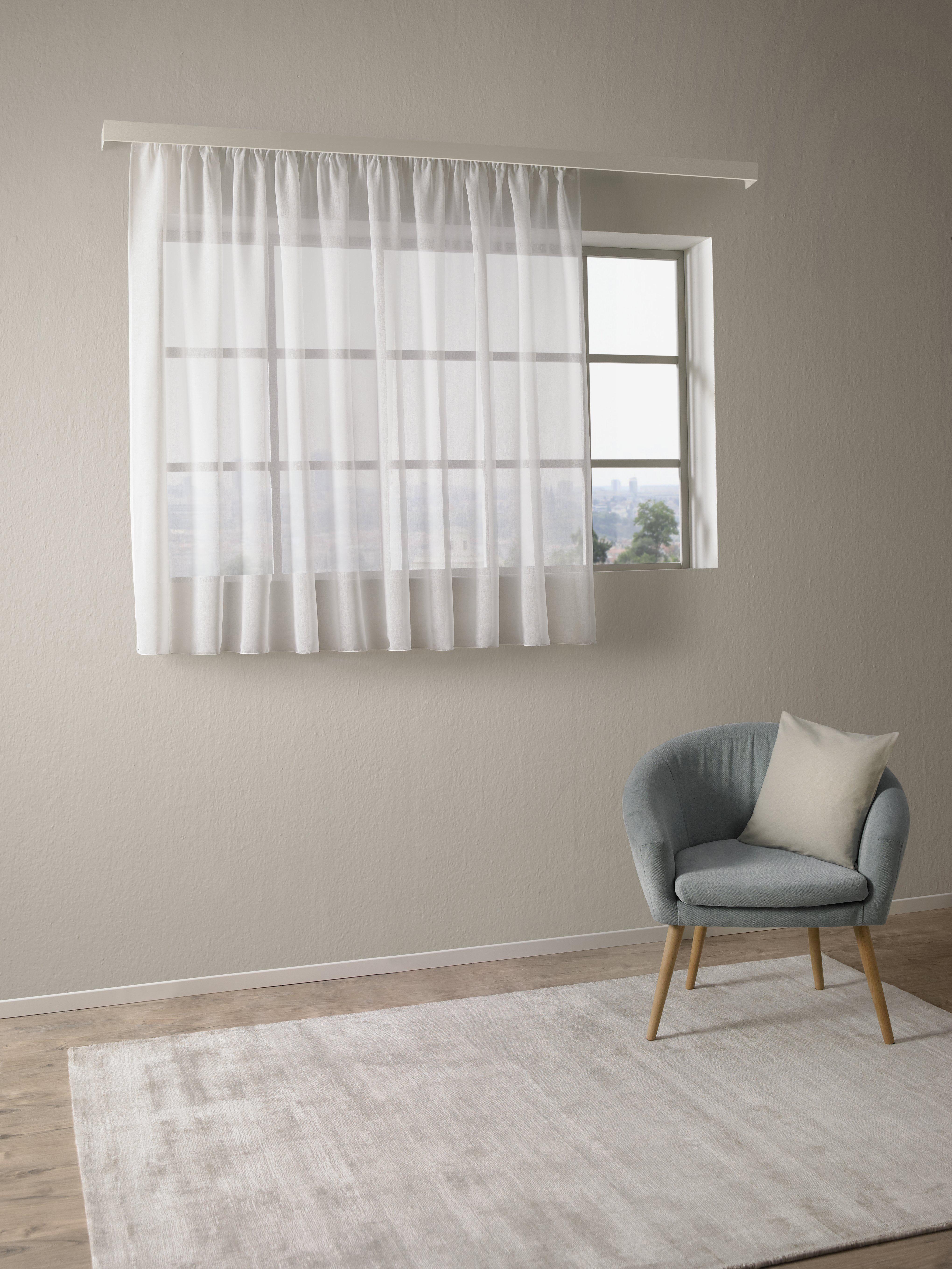 Kusová záclona Tosca store 1, 300/145cm - biela, textil (300/145cm) - Modern Living
