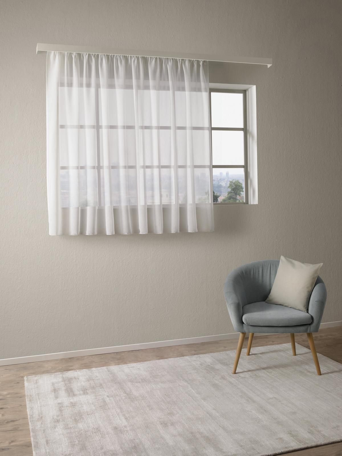 Kusová záclona Tosca store 1, 300/145cm - biela, textil (300/145cm) - Modern Living