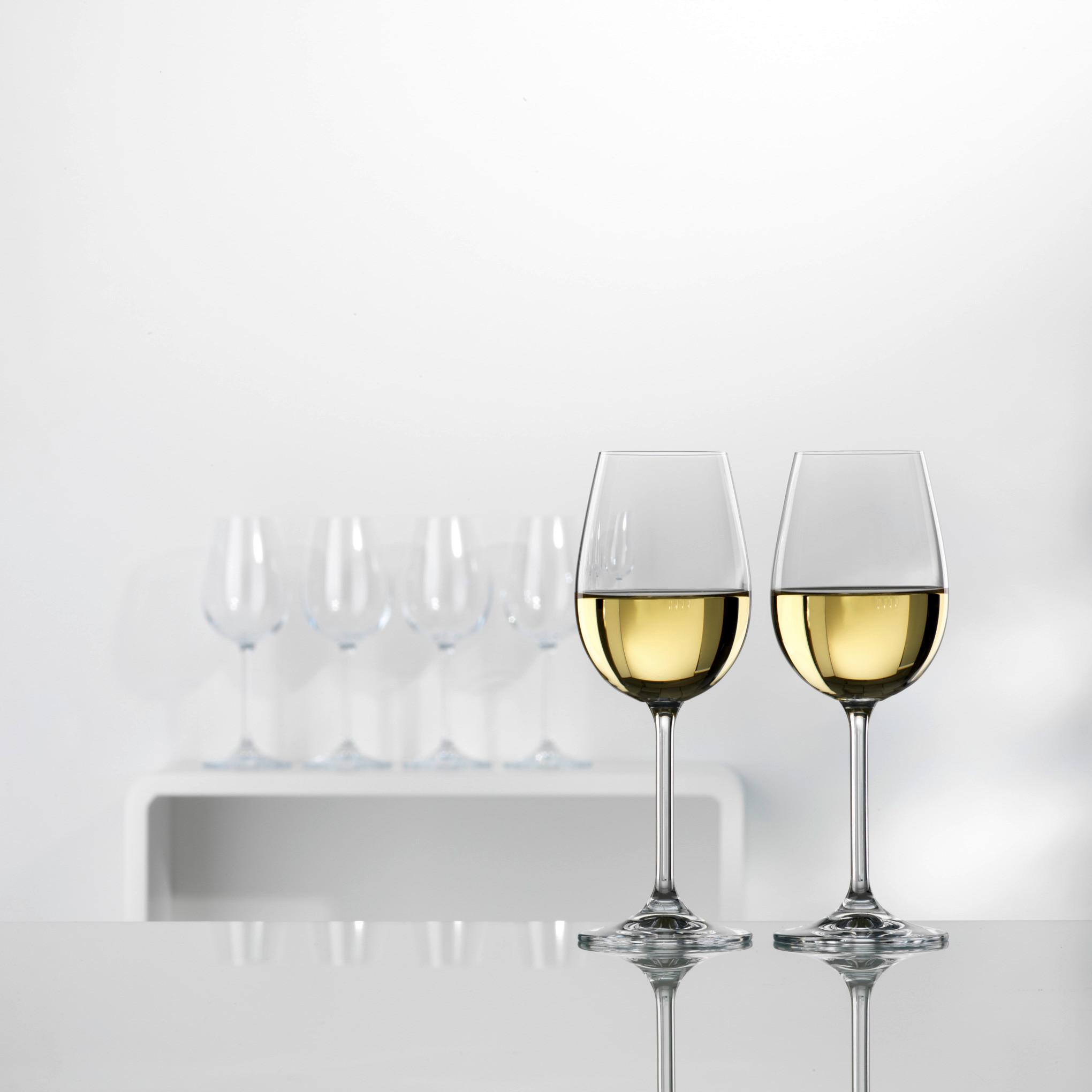 Weißweinglas Clara 6er-Set, Je ca. 320 ml - Klar, Basics, Glas (0,32l) - Bohemia