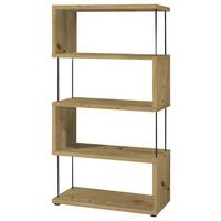 STOJACÍ REGÁL STICKS - barvy dubu/černá, Moderní, kompozitní dřevo/plast (66/126/33cm) - Mömax