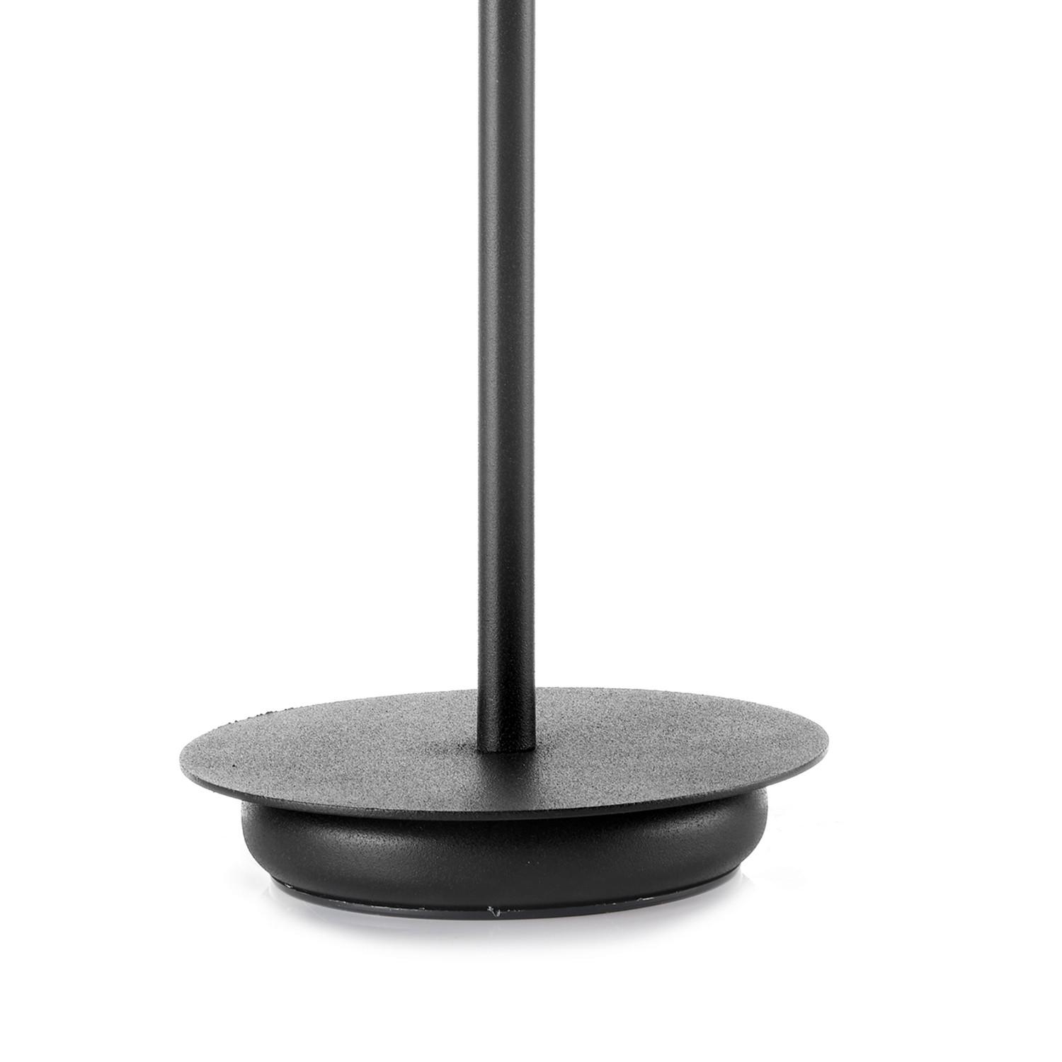 Nachttischleuchte 5028/Lgn - Schwarz, Design, Metall (23/35cm)