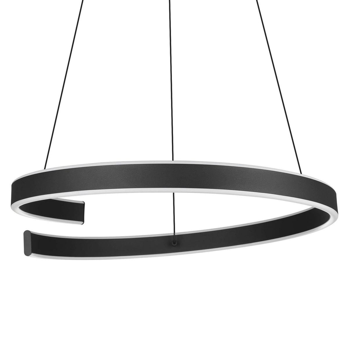 ZÁVESNÉ LED SVIETIDLO ANDABAIA-Z - čierna/biela, Design, kov/plast (60/154cm) - Eglo