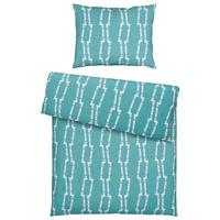 Povlečení Linus, 70/90 140/200cm - tyrkysová, Moderní, textil (140/200cm) - Modern Living