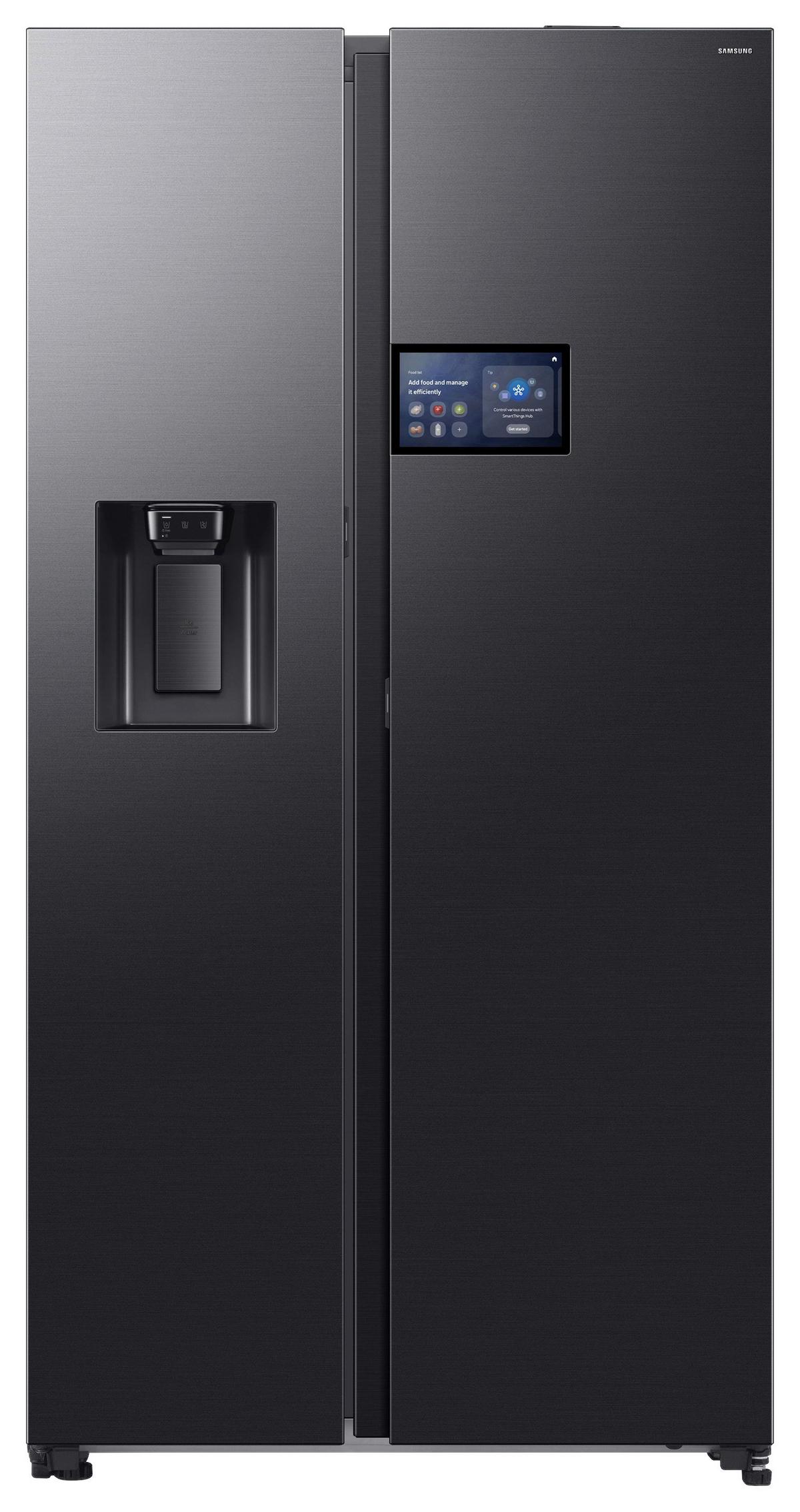 Side-by-side Rs90f64edfef Eekl: D, Nutzinhalt Ca. 401 L - Schwarz, Basics, Glas/Kunststoff (91,2/178,4/72,6cm) - Samsung