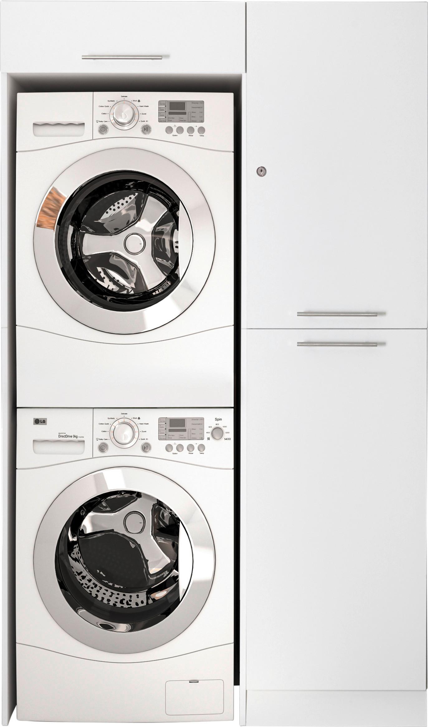 Hauswirtschaftsraum Clara - Weiß, KONVENTIONELL, Holzwerkstoff (117/200/67,6cm) - Respekta