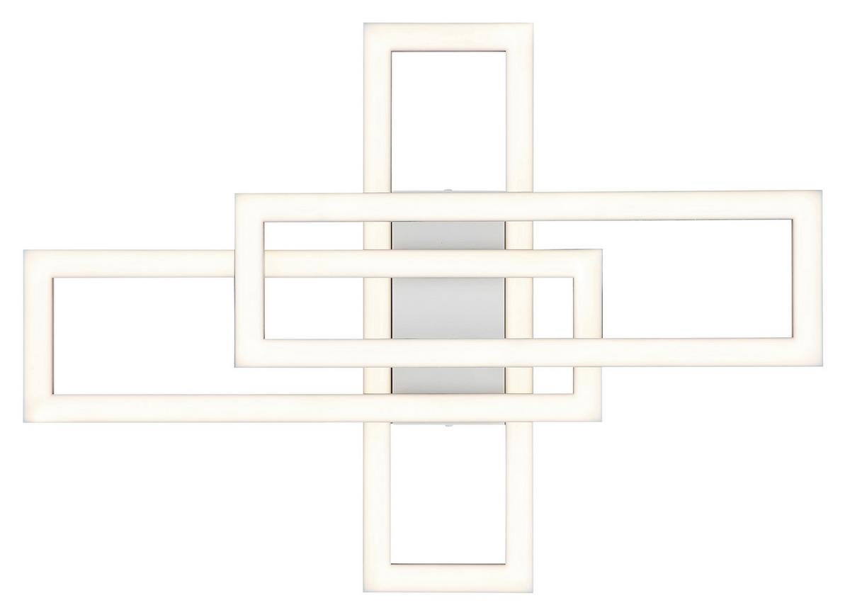 LED-Deckenleuchte Memory-Funktion - Sandfarben/Weiß, Design, Kunststoff (55/40/7,5cm) - Globo