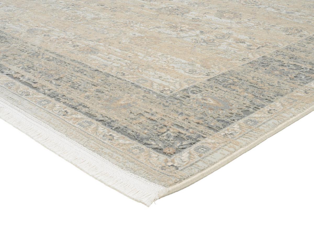 LÄUFER ASCONA - Beige/Grau, KONVENTIONELL, Textil (80/250cm) - Dieter Knoll