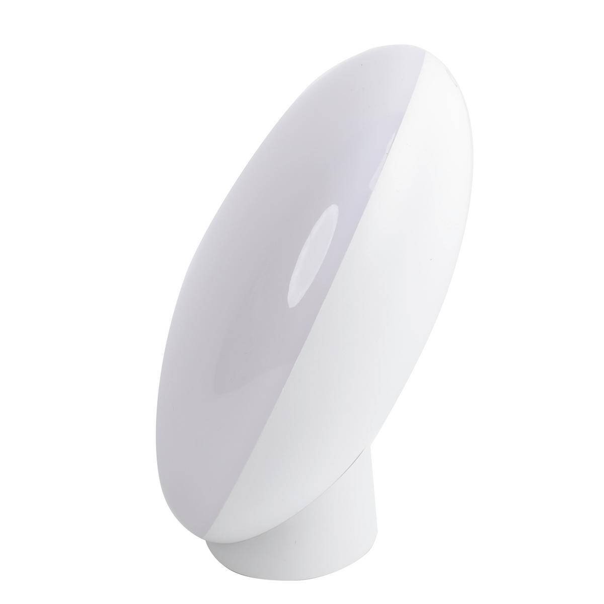 Led-dekoleuchte Crash - Weiß, KONVENTIONELL, Kunststoff (10,6/17,5/16,4cm) - Luca Bessoni