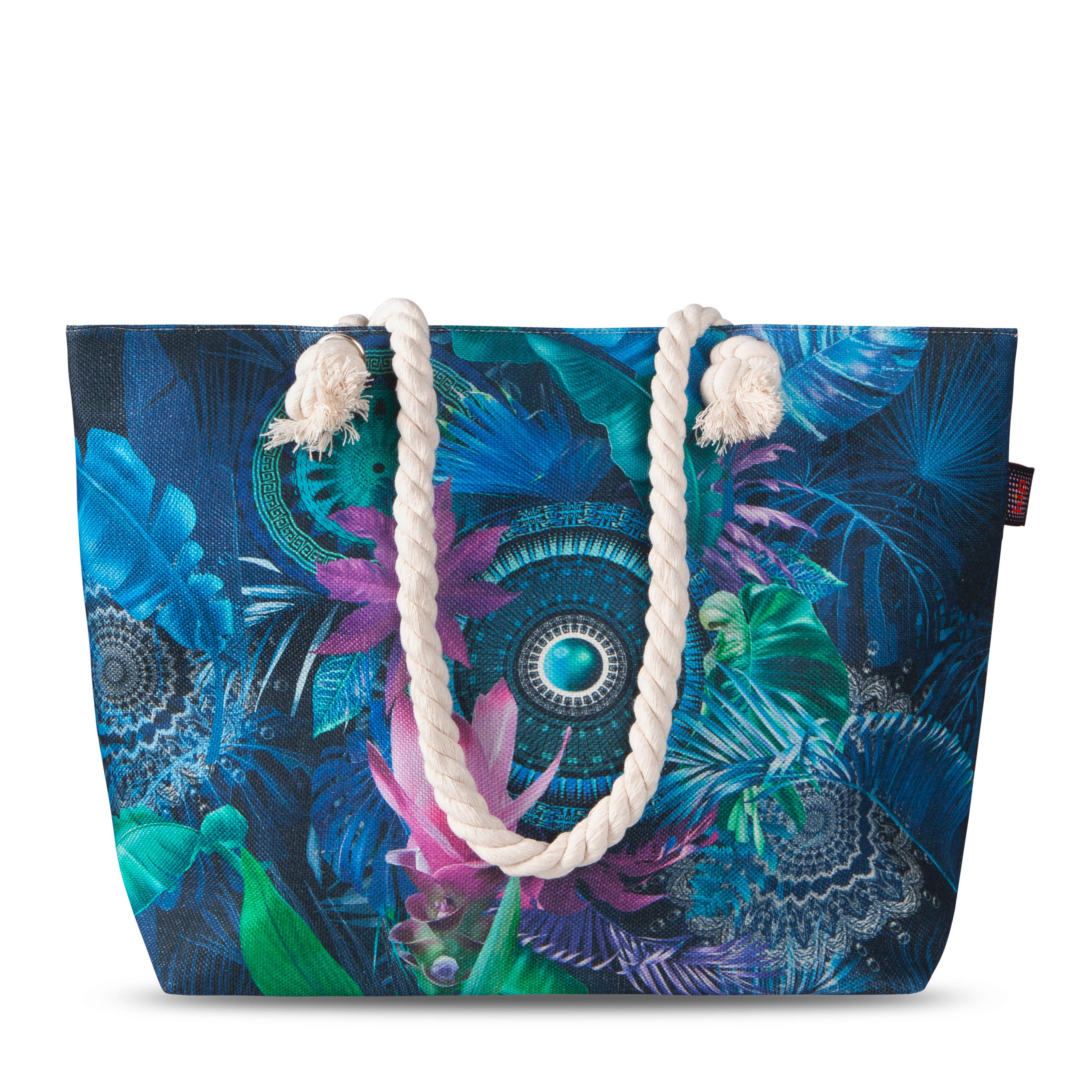 Strandtasche Zehra Multicolor 43x60 cm - Multicolor, Trend, Textil (43/60cm)