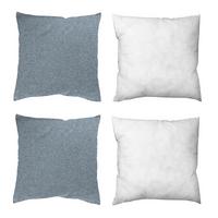 ZIERKISSEN Rauchblau 50x50 cm - Blau, Basics, Textil (50/50cm)