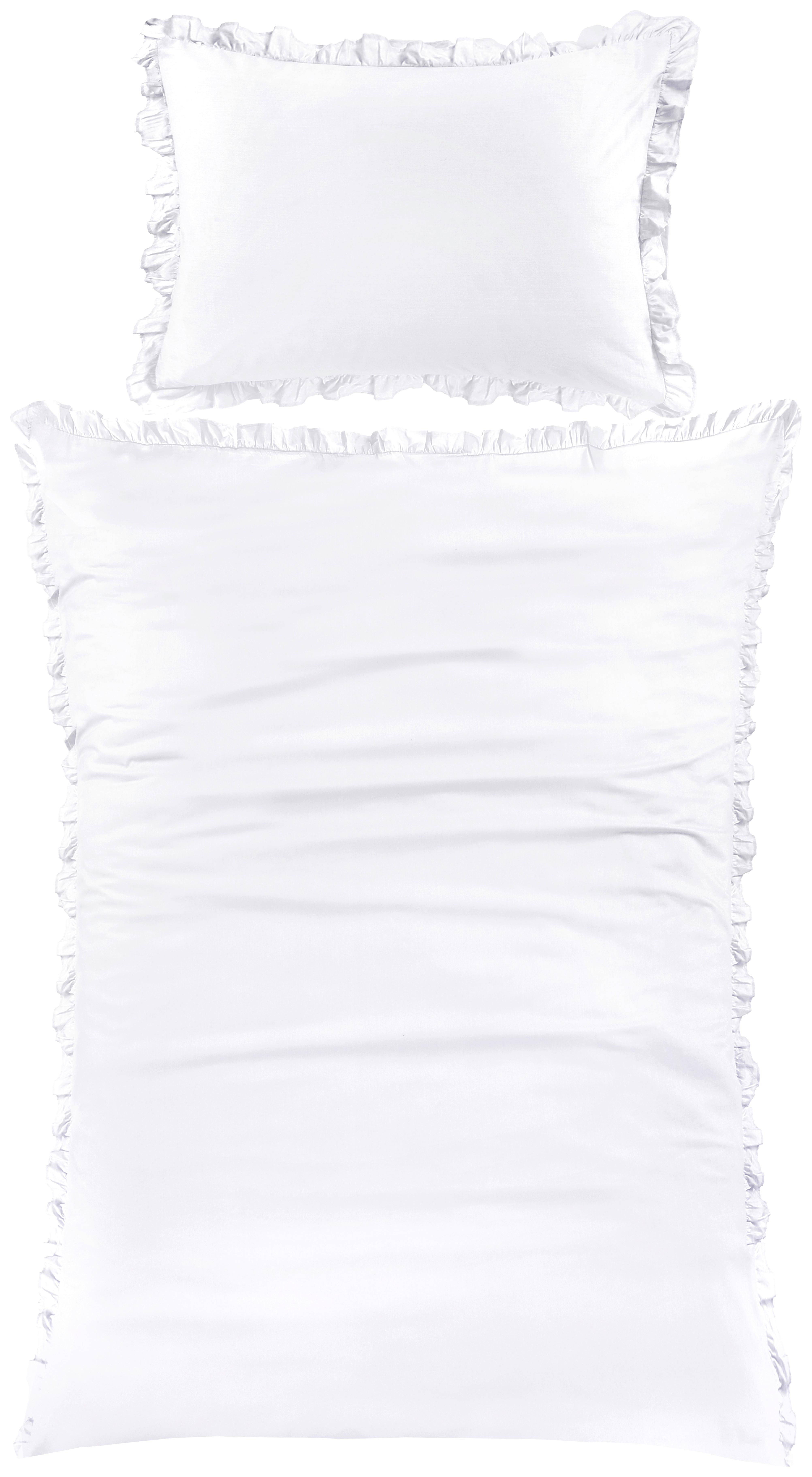 Bettwäsche Nicoletta - Weiß, ROMANTIK / LANDHAUS, Textil - James Wood