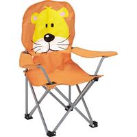 Kindersessel Linda Orange Löwe Stahl/textil Klappbar - Orange, KONVENTIONELL, Textil (59/65/33cm) - BUNINO