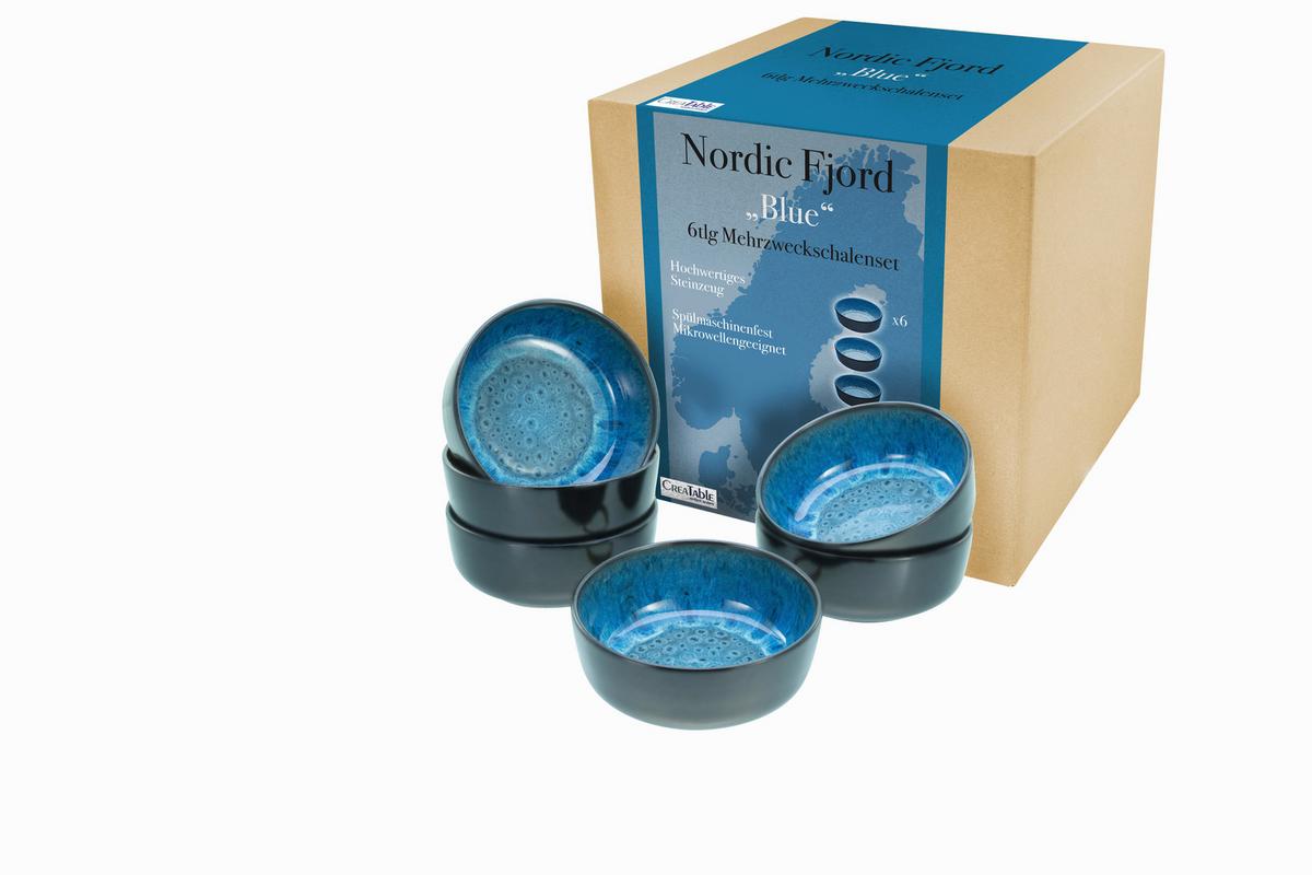 Müslischalenset 21553 Nordic Fjord Blue - Hellblau, Trend, Keramik (15cm) - Creatable