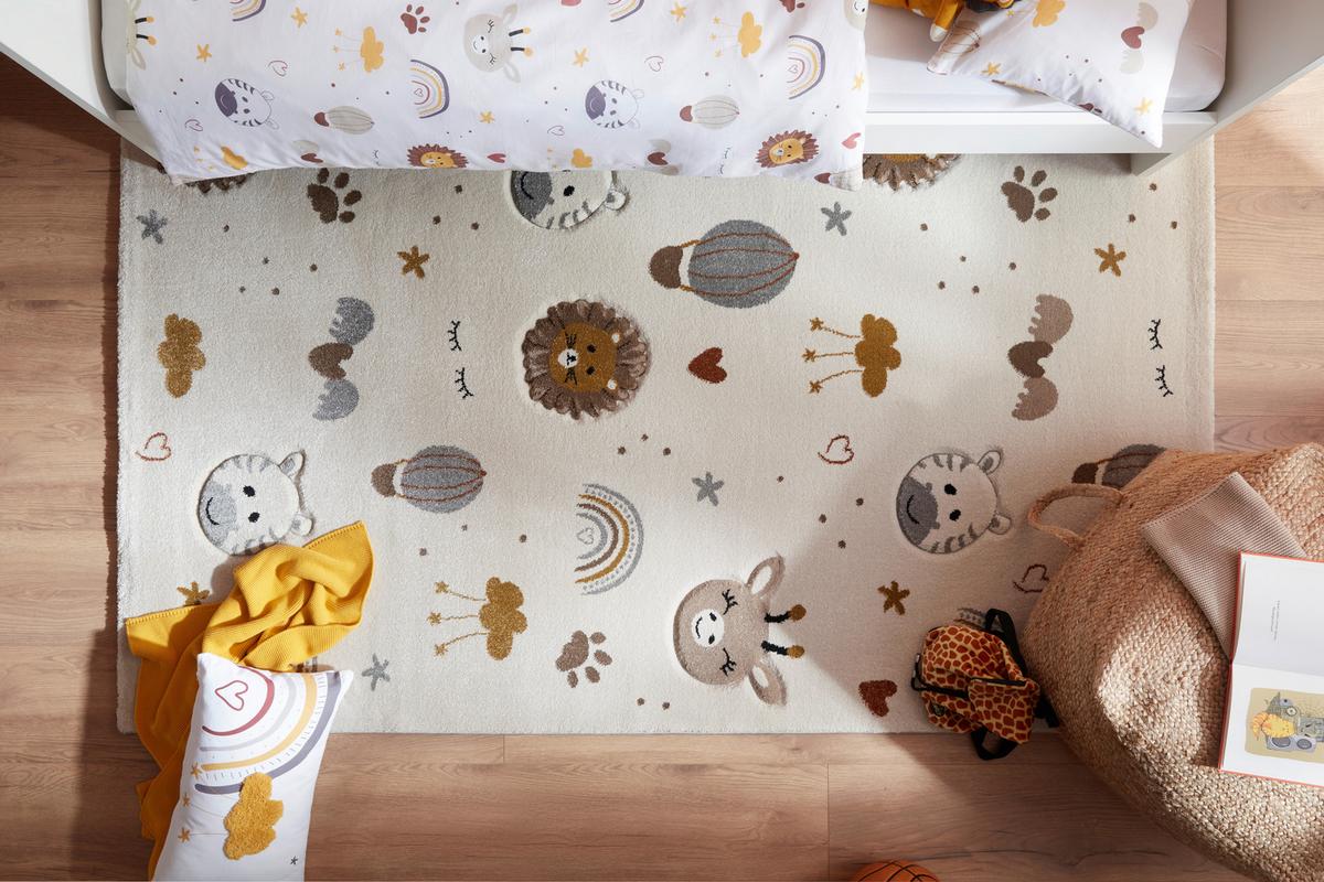 DETSKÝ KOBEREC Sunny 1, 120/170cm, krémová - hnedá/béžová, Basics, textil (120/170cm) - Mömax