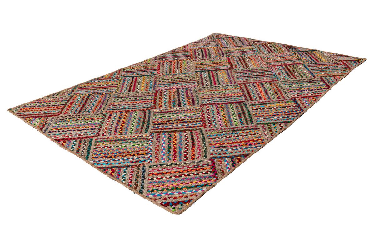 Flachwebteppich My Cancun 330 Multi 80x150 - Rot/Multicolor, Basics, Textil (80/150cm) - Obsession
