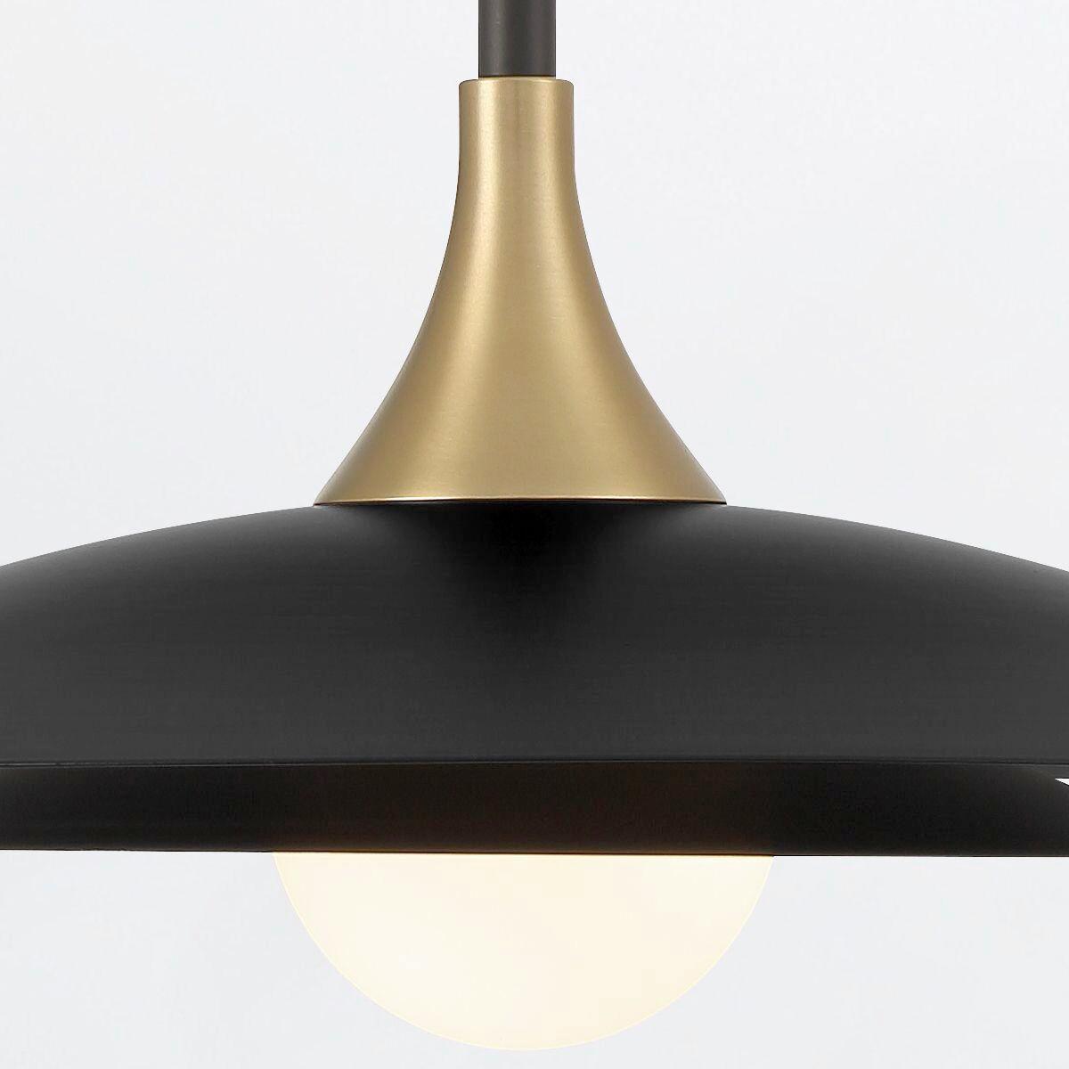 Led Függeszték Qn-Welsh-P-Bk - többszínű, Konventionell, üveg/fém (46/75cm) - Elstead Lighting