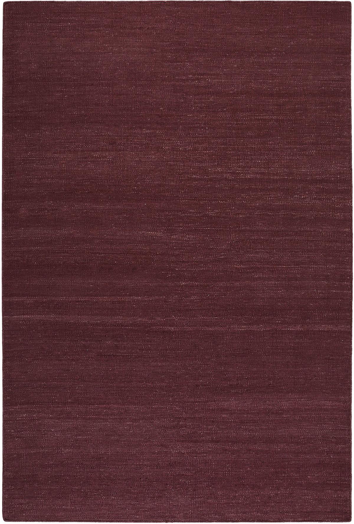 Handwebteppich Bordeaux Baumwoll Rainbow Kelim 130x190 - Bordeaux, KONVENTIONELL, Textil (130/190cm) - Esprit