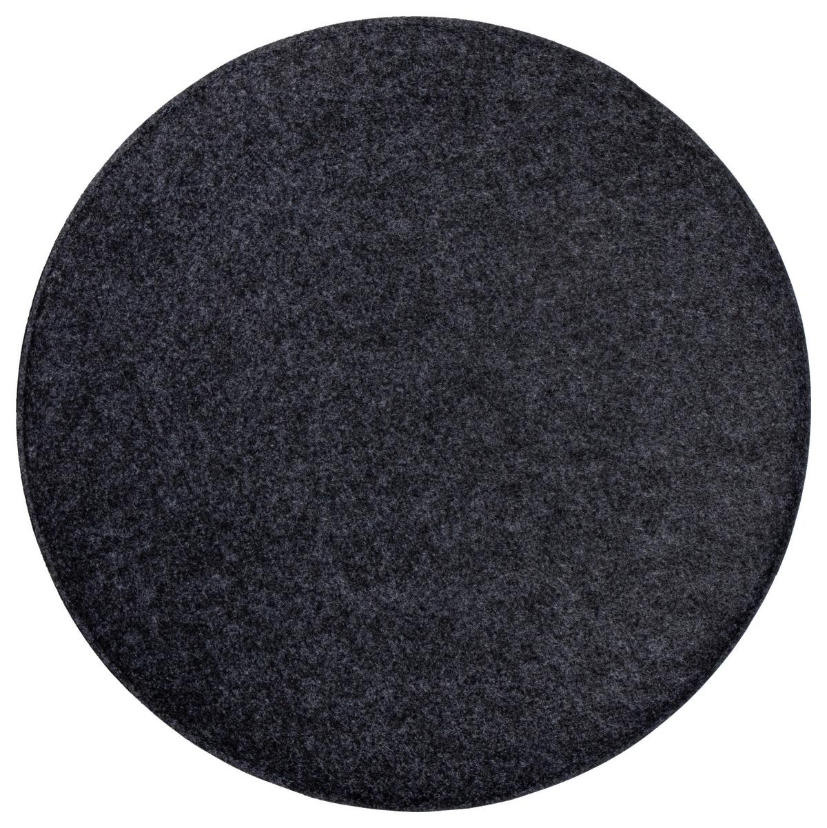 Ülőpárna Átm. Kb. 35cm - antracit, Modern, textil (35cm) - Luca Bessoni