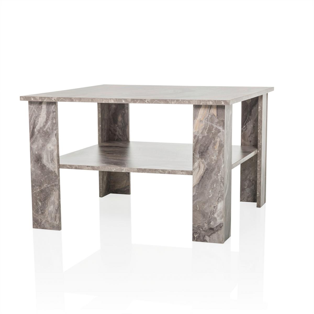 Couchtisch Bismo Grau B: 70 cm - Grau, MODERN, Holzwerkstoff (70/70/45cm) - MID.YOU