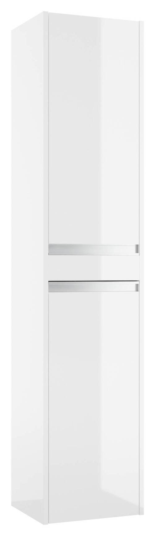 Hochschrank Nena B: 35 cm Weiß - Weiß, Basics, Holzwerkstoff (35/160/30cm) - MID.YOU