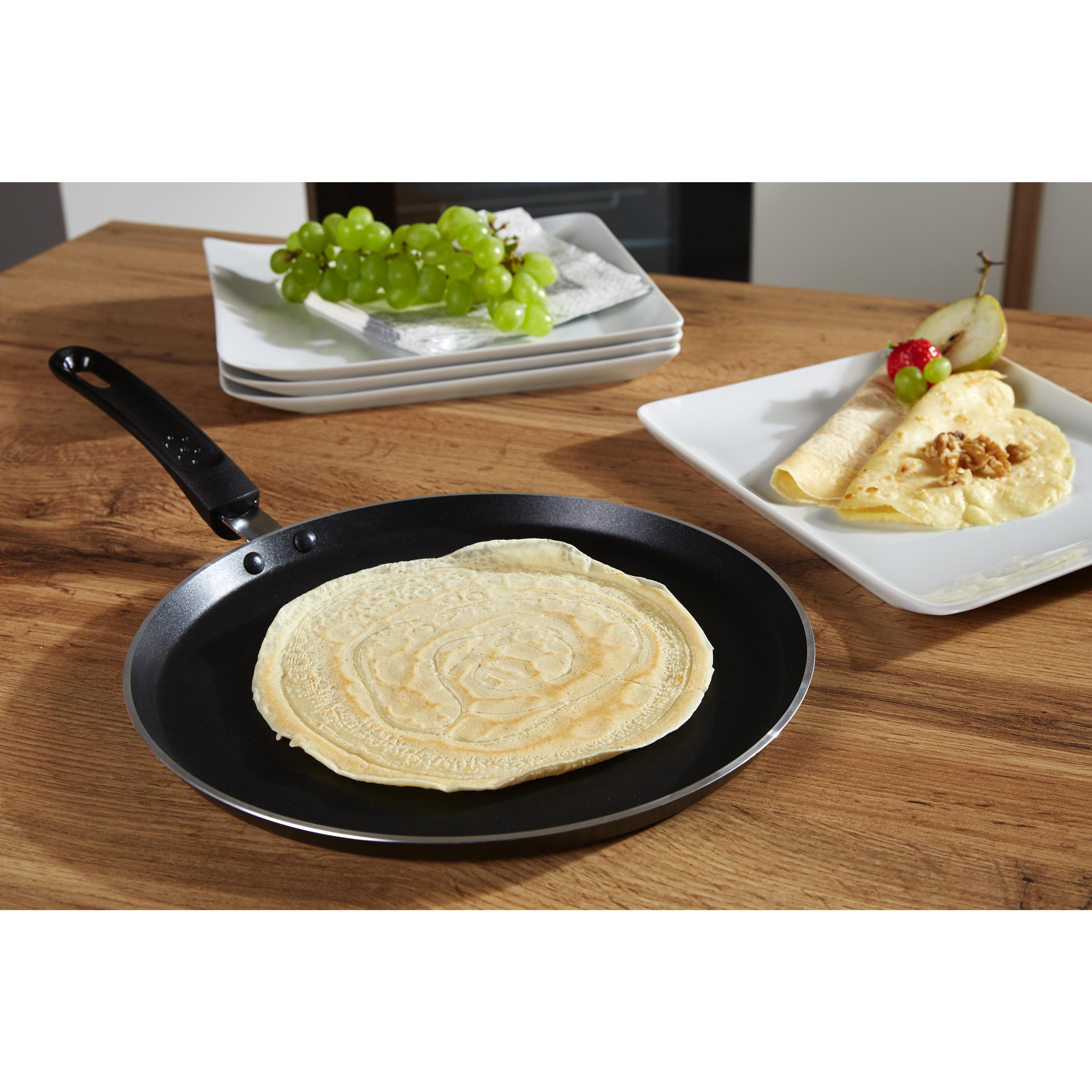 Hervorragende Crepespfanne mit niedrigem Rand