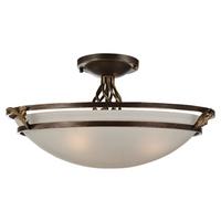 Deckenleuchte Combinare - Bronzefarben, Trend, Glas/Metall (48/28/48cm) - MAYTONI