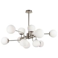 Kronleuchter Erich - Nickelfarben, Basics, Glas/Metall (110/42,7/50cm) - MAYTONI