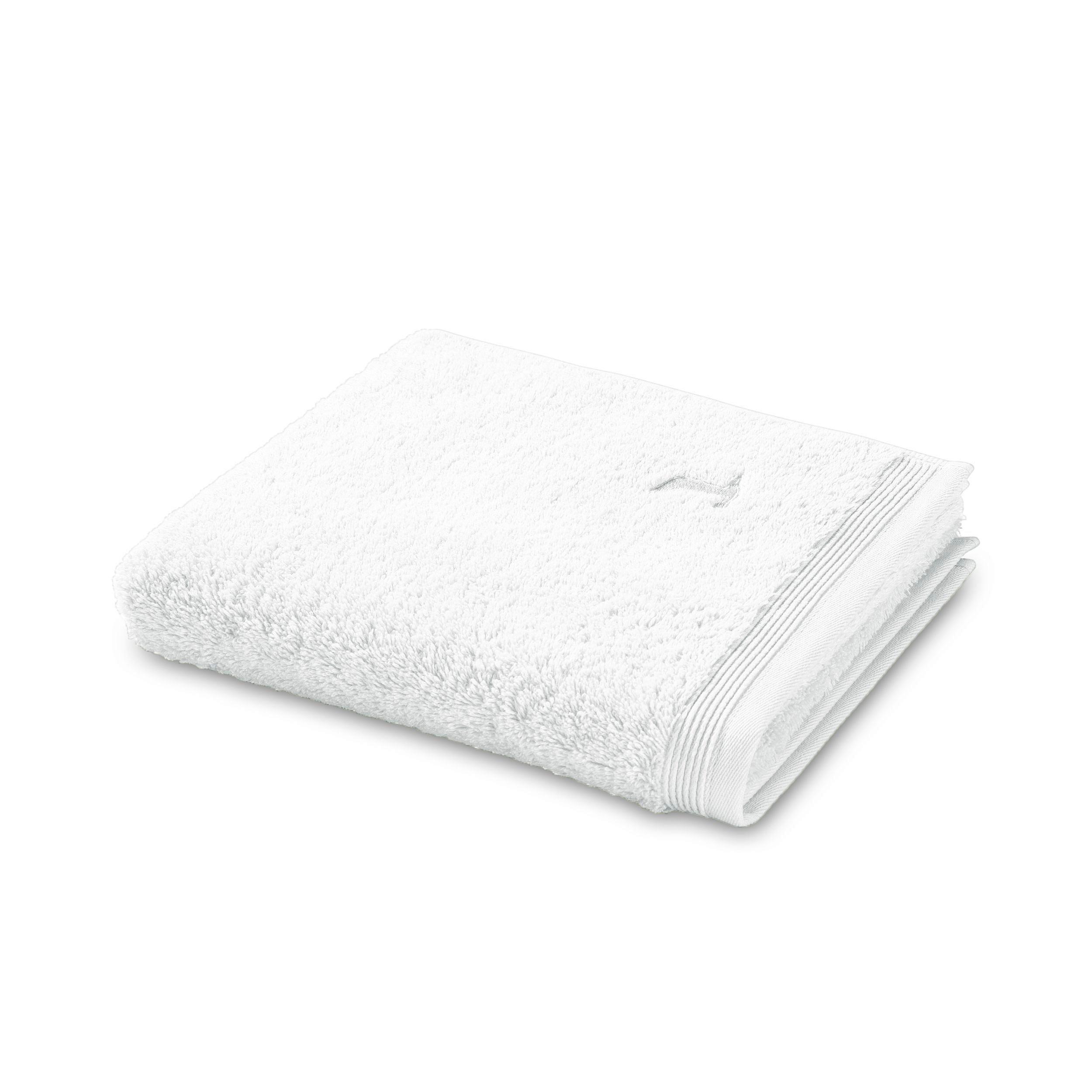 Gästehandtuch Superwuschel Baumwolle 550g/m Weiß 50x100 - Weiß, Basics, Textil (50/100cm) - Moeve